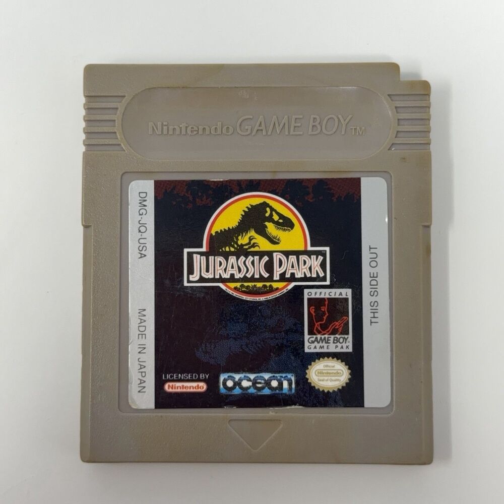 Jurassic Park Nintendo Game Boy GB 1993 Cartridge Cart Only